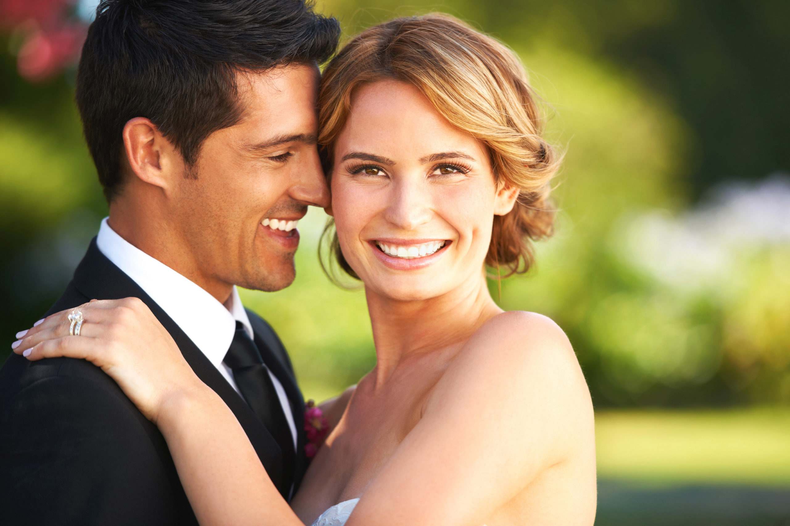 woman on her wedding day